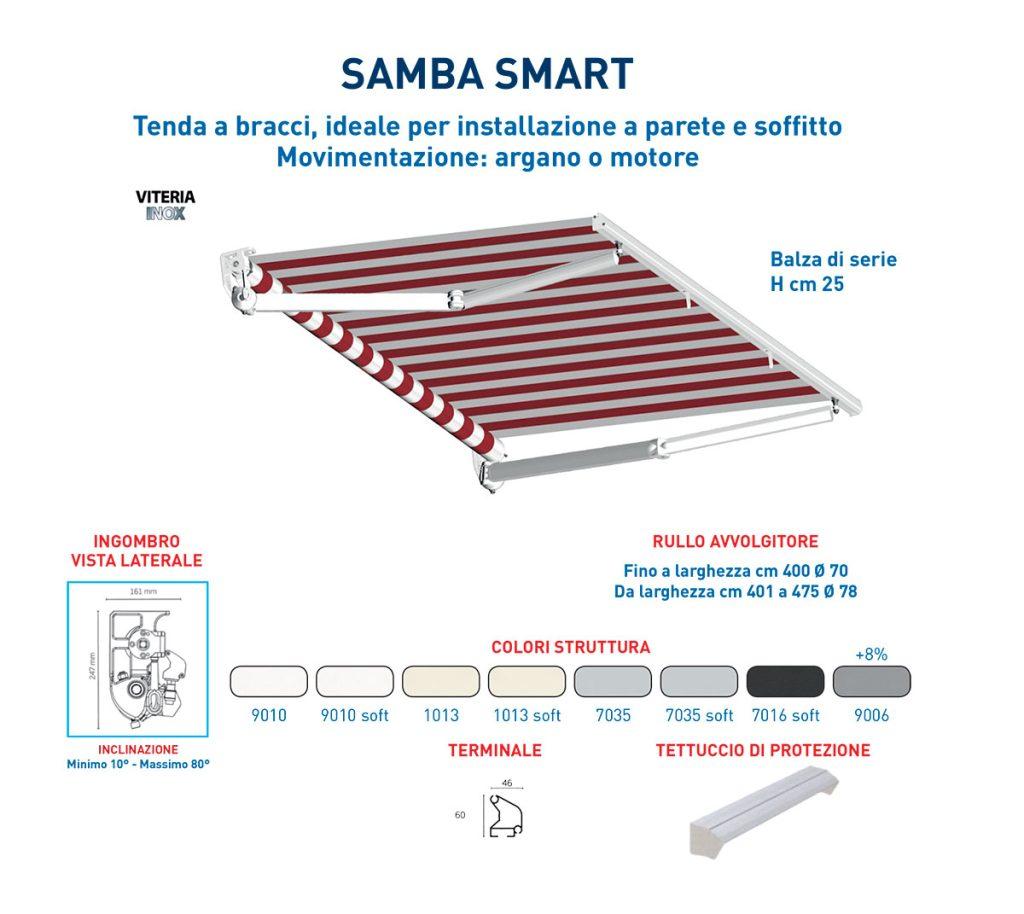 Samba smart - Tende da sole a bracci estensibili - Trucchia